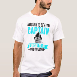 Camiseta Capitão Opa Boat Mar de Barco de Pai