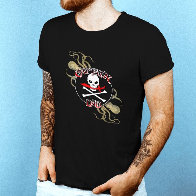 Camiseta Capitão Pai - Embalado por Deep (Criador carregado)