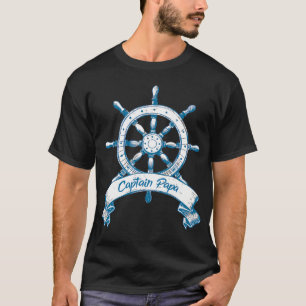 Camiseta Capitão Papa Náutico Barco Vela