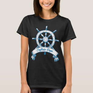 Camiseta Capitão Papa Náutico Barco Vela