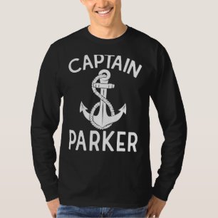 Camiseta Capitão Parker Boat Yacht Barco Navio Âncora