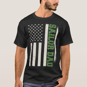 Camiseta Capitão Patriótico Navegador de Marinho Barco