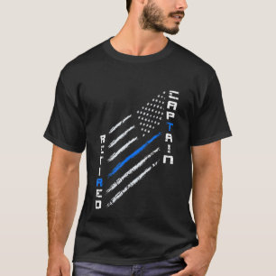 Camiseta Capitão Polícia do Policial Mili aposentado