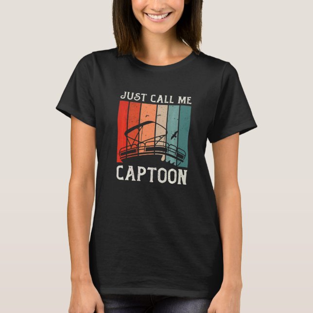 Camiseta Capitão Pontoon, me chame de Capto (Frente)