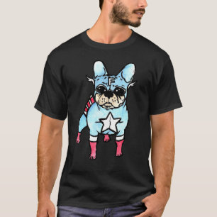 Camiseta Capitão Puggy Ceia Pug Cão Cachorrinho Fofo