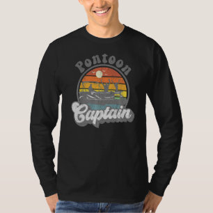 Camiseta Capitão Retro Funny Boat Barco Pais D