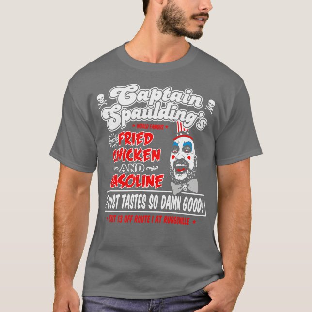 Camiseta Capitão Spaulding Fried Chicken e Gasolina Tank (Frente)