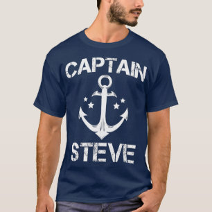 Camiseta CAPITÃO STEVE Engraçado Aniversário Nome Person
