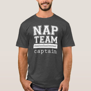 Camiseta Capitão T-shirt ou camisola da equipe da sesta