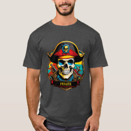 Camiseta Capitão T-Shirt Pirata