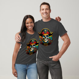 Camiseta Capitão T-Shirt Pirata