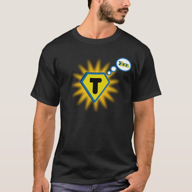 Camiseta Capitão Tédio Preto (Frente)