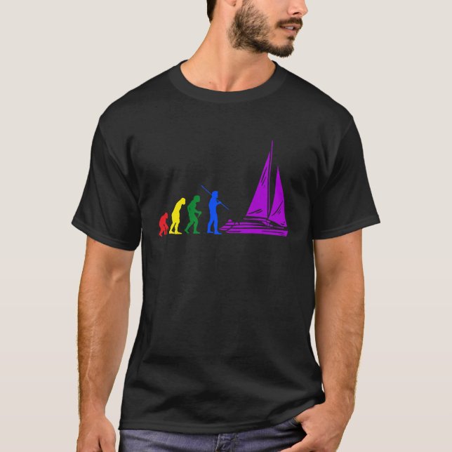 Camiseta Capitão Veil Evolution Catamaran (Frente)