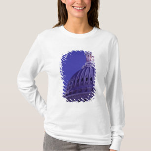Camiseta Capitol dos EUA ao anoitecer com luz no domo