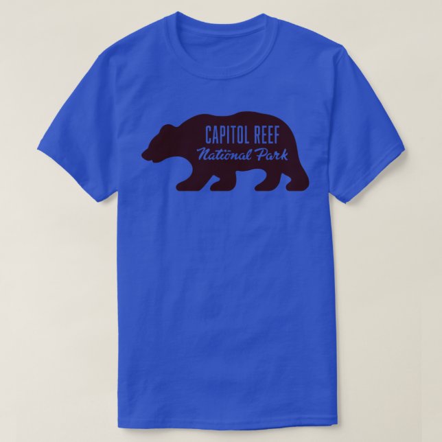 Camiseta Capitol Reef National Park Bear Brown (Frente do Design)