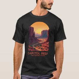 Camiseta Capitol Reef National Park - Desert Sunset