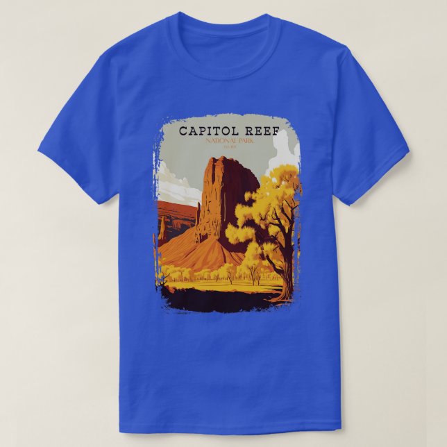 Camiseta Capitol Reef Parque Nacional 1 (Frente do Design)