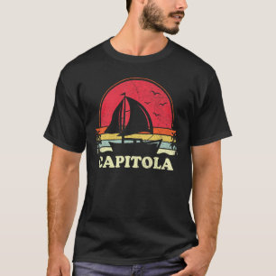 Camiseta Capitola California Sail Boat Barco Capitão Sail