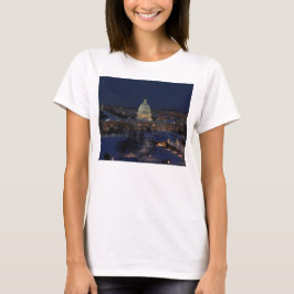Camiseta Capitólio dos Estados Unidos à noite