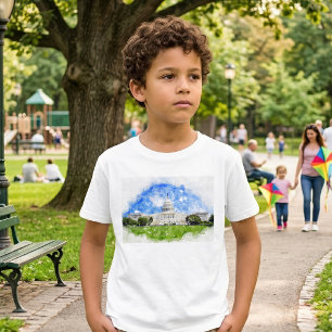 Camiseta Capitólio dos Estados Unidos em Washington DC Past