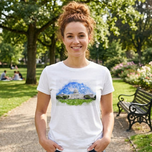 Camiseta Capitólio dos Estados Unidos em Washington DC Past