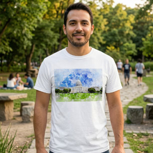 Camiseta Capitólio dos Estados Unidos em Washington DC Wate