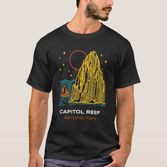 Camiseta Capitólio Parque Nacional Utah ao ar livre (Frente)
