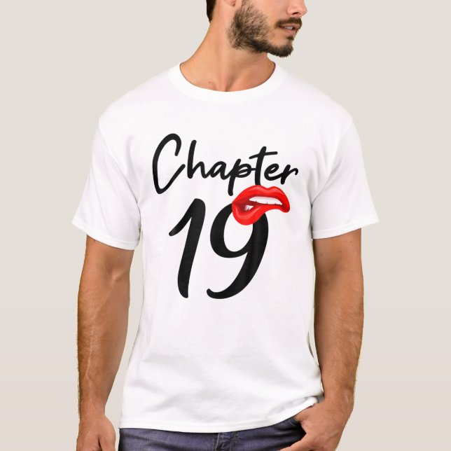 Camiseta Capítulo 19 Presentes de Aniversário Mulheres (Frente)