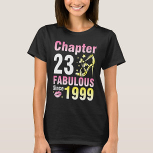 Camiseta Capítulo 23 Anos Fabuloso Desde 1999 Feliz Meu