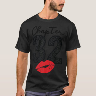 Camiseta Capítulo 32 Lábios Feliz Aniversário Leopardo 32 a