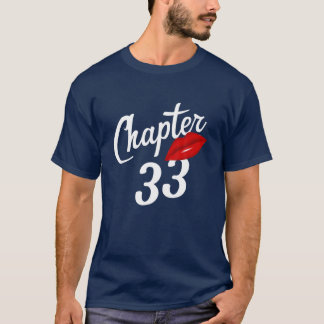 Camiseta Capítulo 33 Anos Aniversário 33º Nascer Em 1988