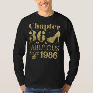 Camiseta Capítulo 36 Fabuloso Desde 1986 36º aniversário