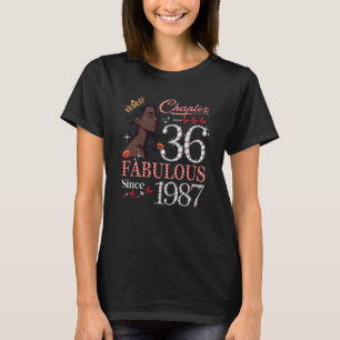 Camiseta Capítulo 36 Fabuloso desde 1987 36º aniversário da