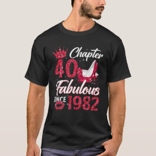 Camiseta Capítulo 40 Fabuloso Desde 1982 aniversário de 4