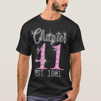 Camiseta Capítulo 41 EST 1981 41ruas Aniversário Presente P