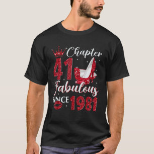Camiseta Capítulo 41 Fabuloso Desde 1981 41ruas Aniversário