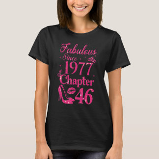 Camiseta Capítulo 46 Fabuloso desde 1977 46º aniversário