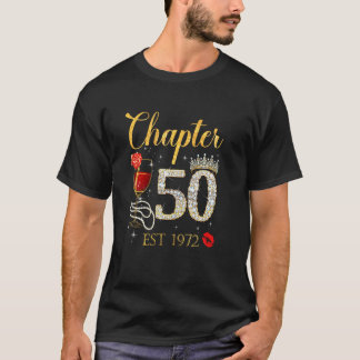 Camiseta Capítulo 50 Anos De 1972 50ª Rosa vermelha De Aniv