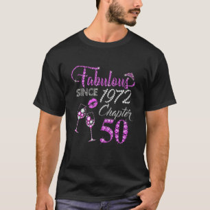 Camiseta Capítulo 50 Fabuloso desde 1972 50º aniversário da