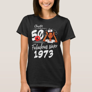 Camiseta Capítulo 50 Fabuloso Desde 1973, Aniversário Da Me