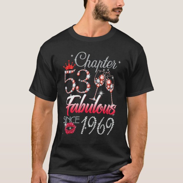 Camiseta Capítulo 53 Fabuloso Desde 1969 53º Aniversário da (Frente)