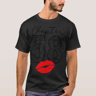 Camiseta Capítulo 58 Lábios Feliz Aniversário Leopardo 58 a