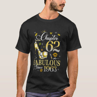 Camiseta Capítulo 62 Fabuloso Desde 1963 62º Aniversário Ra