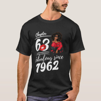 Camiseta Capítulo 63 Fabuloso Desde 1962 63º Aniversário Ra
