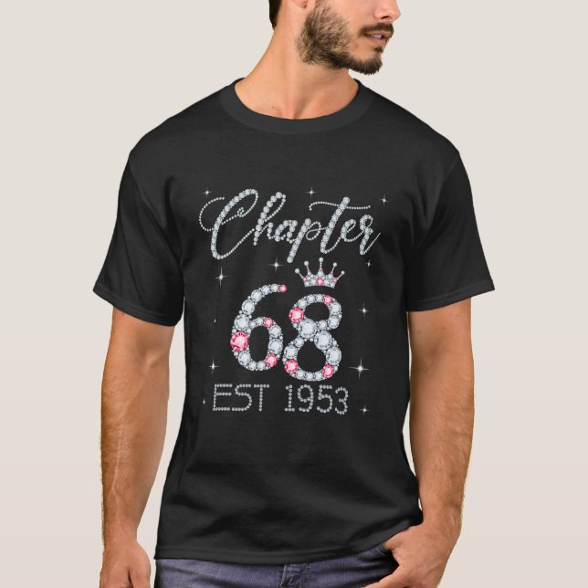 Camiseta Capítulo 68 EST 1953 68º Presente De Aniversário P (Frente)
