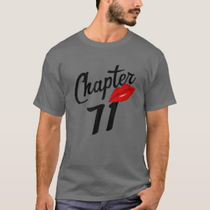 Camiseta Capítulo 71 Anos Lábios Adoram Nascer Do Capítu