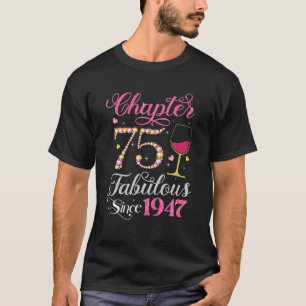 Camiseta Capítulo 75 Fabuloso Desde 1947 75 Anos Rainha B