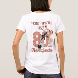 Camiseta Capítulo 80 Aniversário do 80 Dourado Elegante