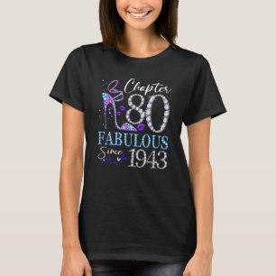 Camiseta Capítulo 80 Fabuloso Desde 1943 80 Aniversário Rai