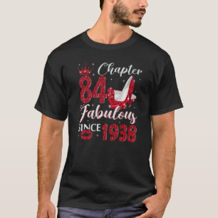 Camiseta Capítulo 84 Fabuloso Desde 1938 84º Aniversário Pa